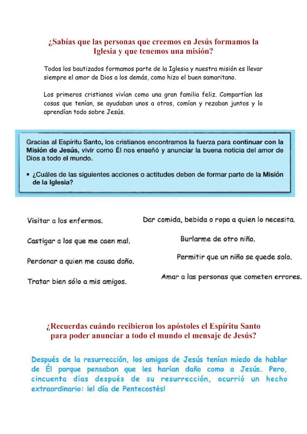 La misión de la Iglesia