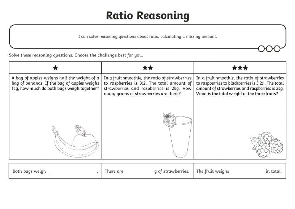 Ratio Reasoning