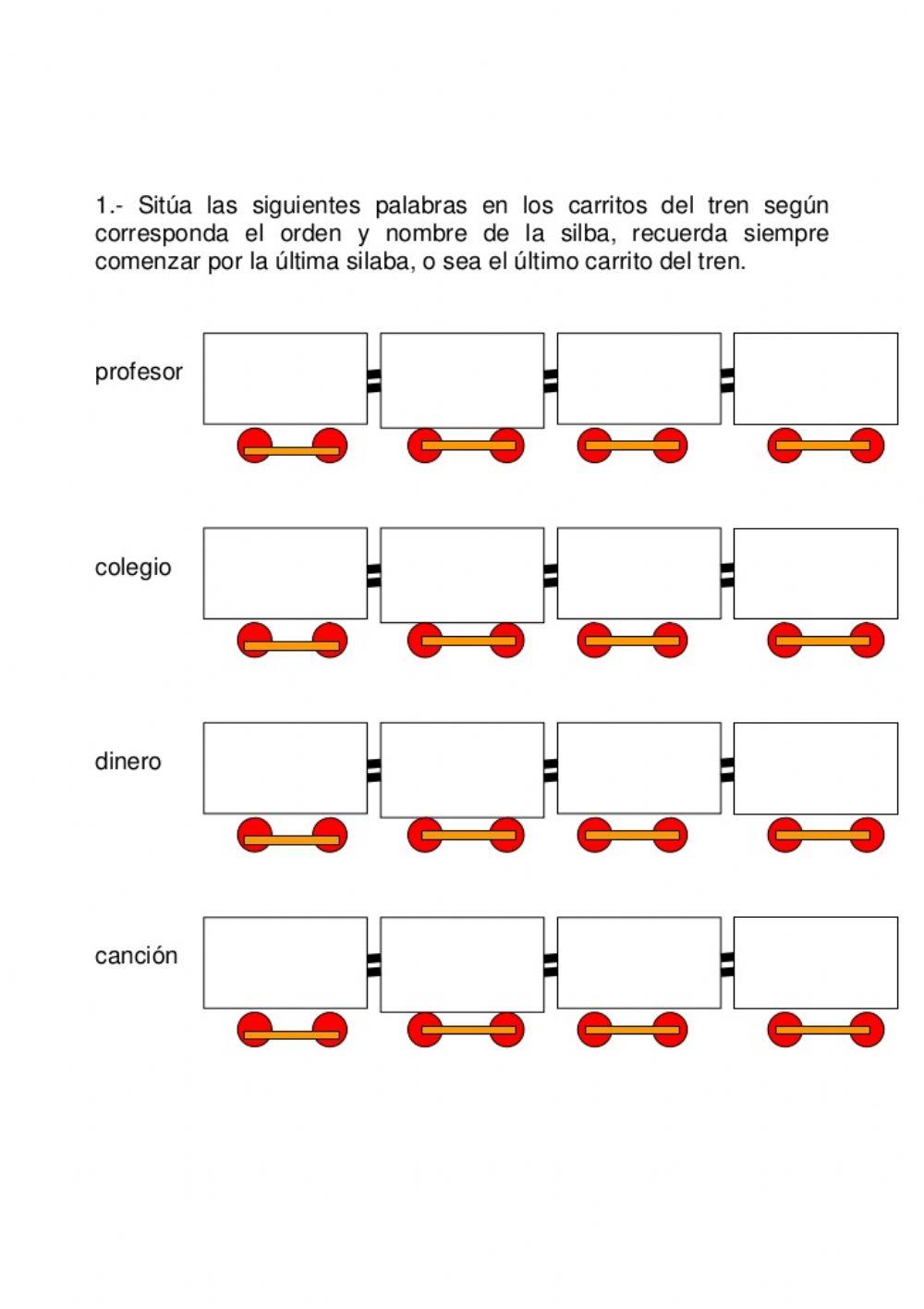 Separo sílabas