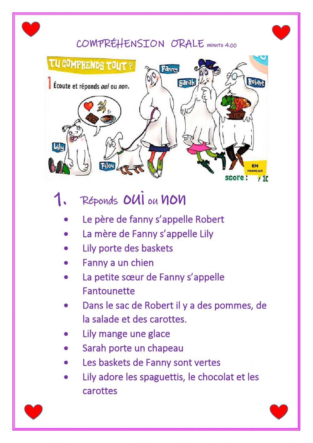 Compréhension orale