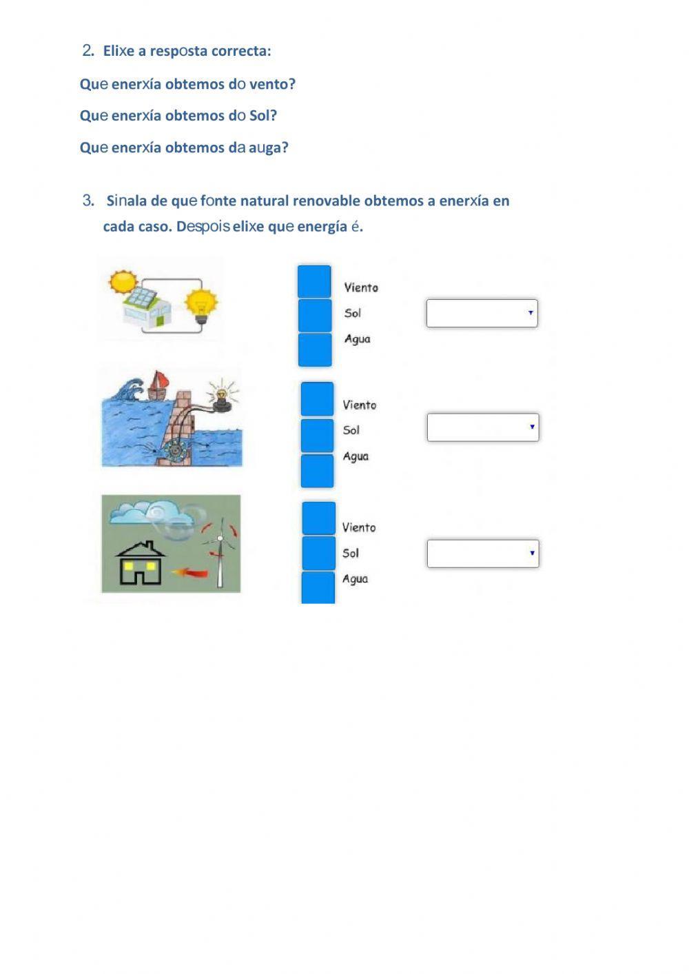 Enerxías renovables e non renovables