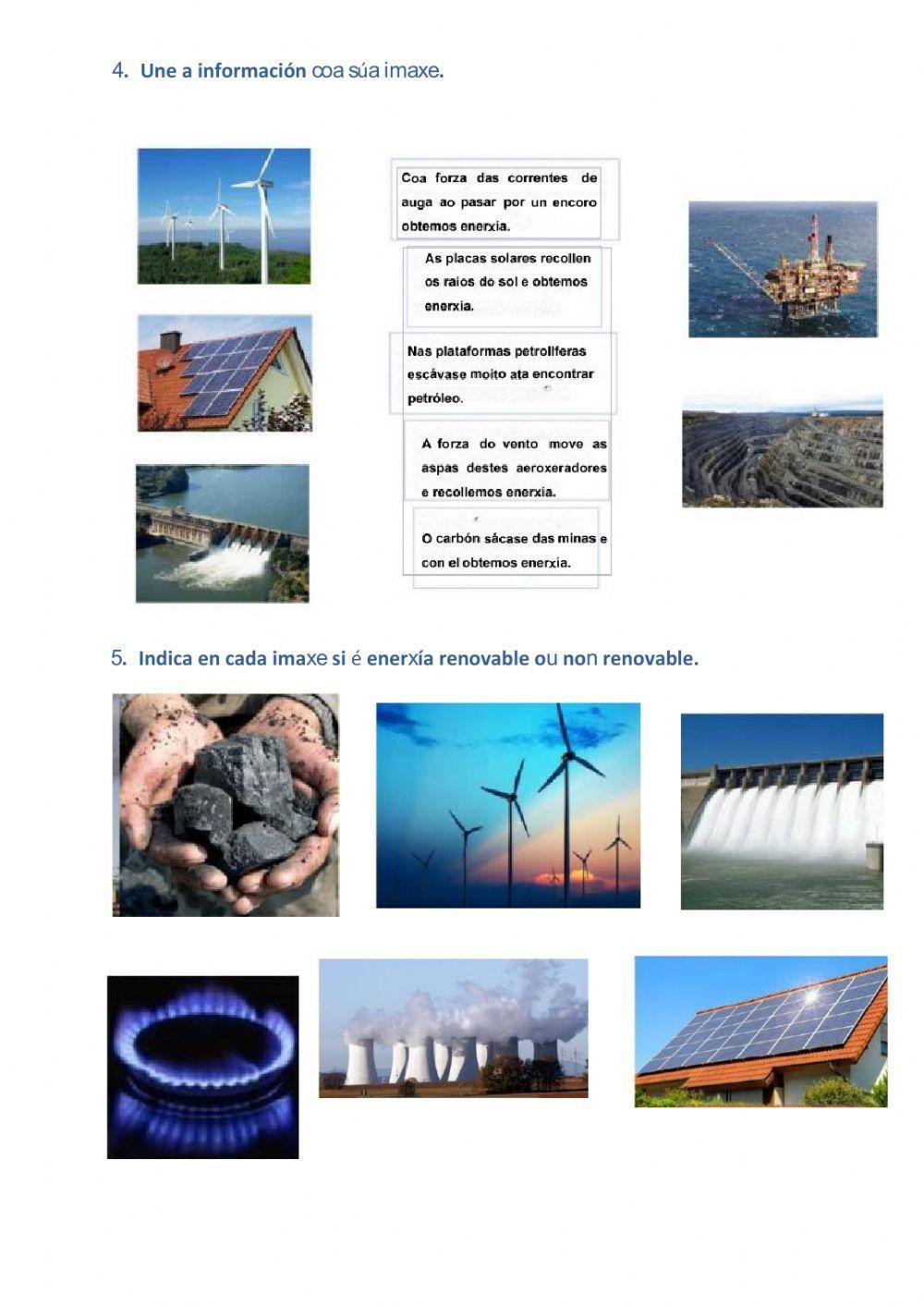 Enerxías renovables e non renovables