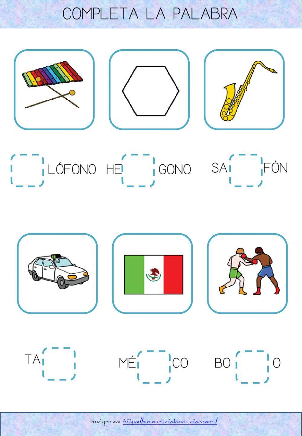 X sílabas X sílabas