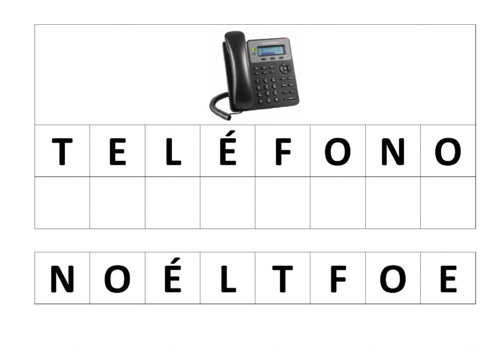 Letra a letra vocabulario t