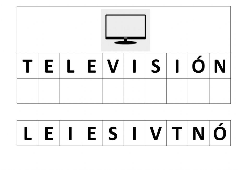 Letra a letra vocabulario t