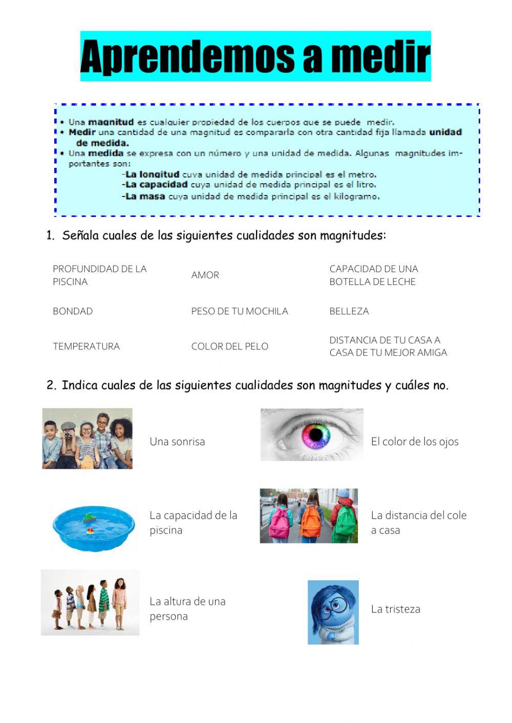 Introducción a las unidades de medida