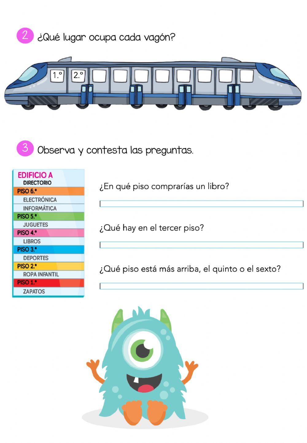 Los números ordinales Los números ordinales