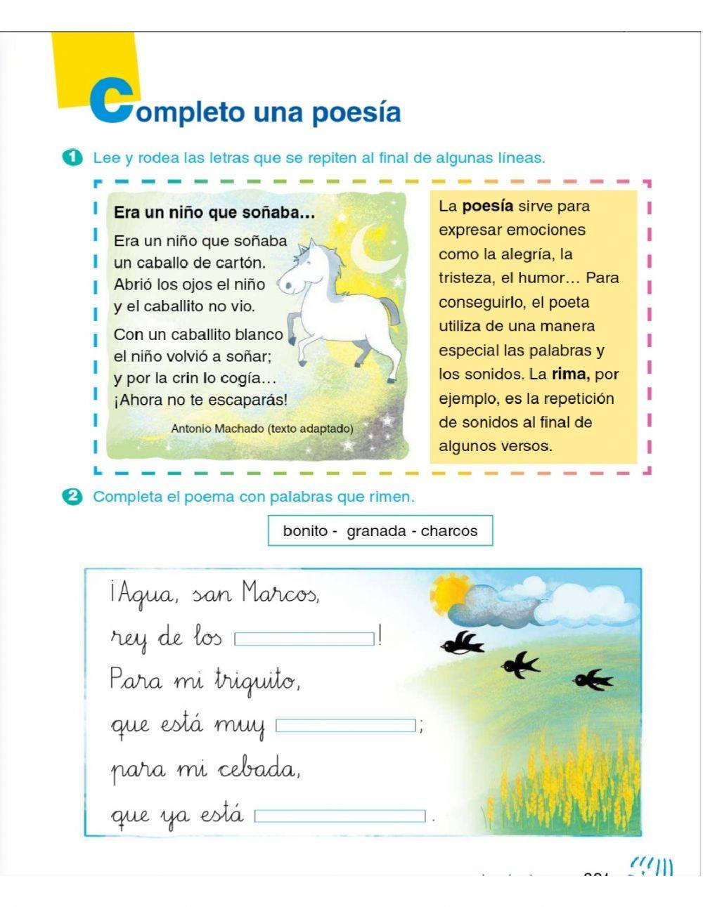LENGUA 1-12 junio p9-10 Poesia LENGUA 1-12 junio p9-10 Poesia