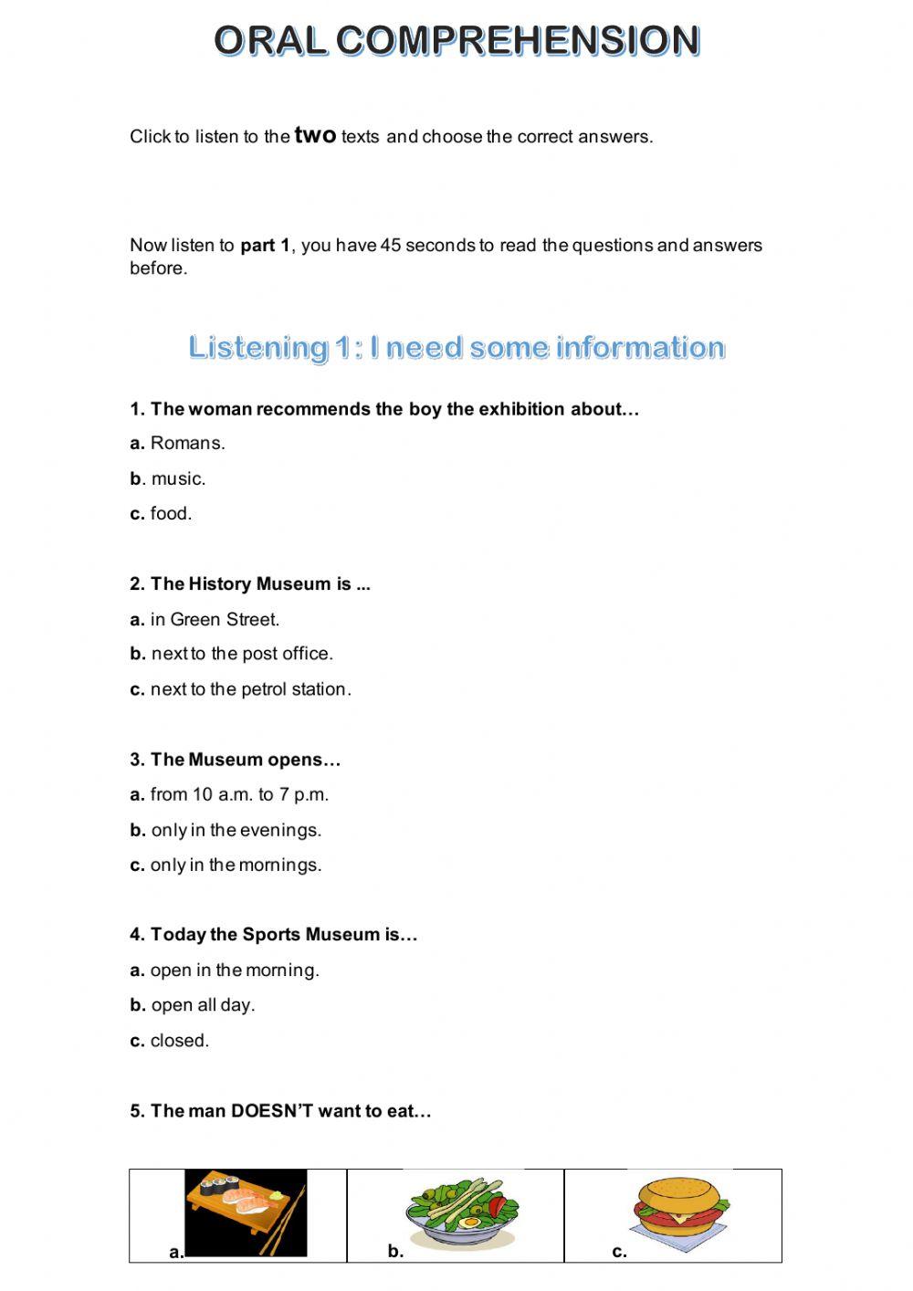 Tourist information & Private lessons