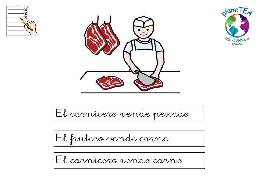 Lectura comprensiva profesiones