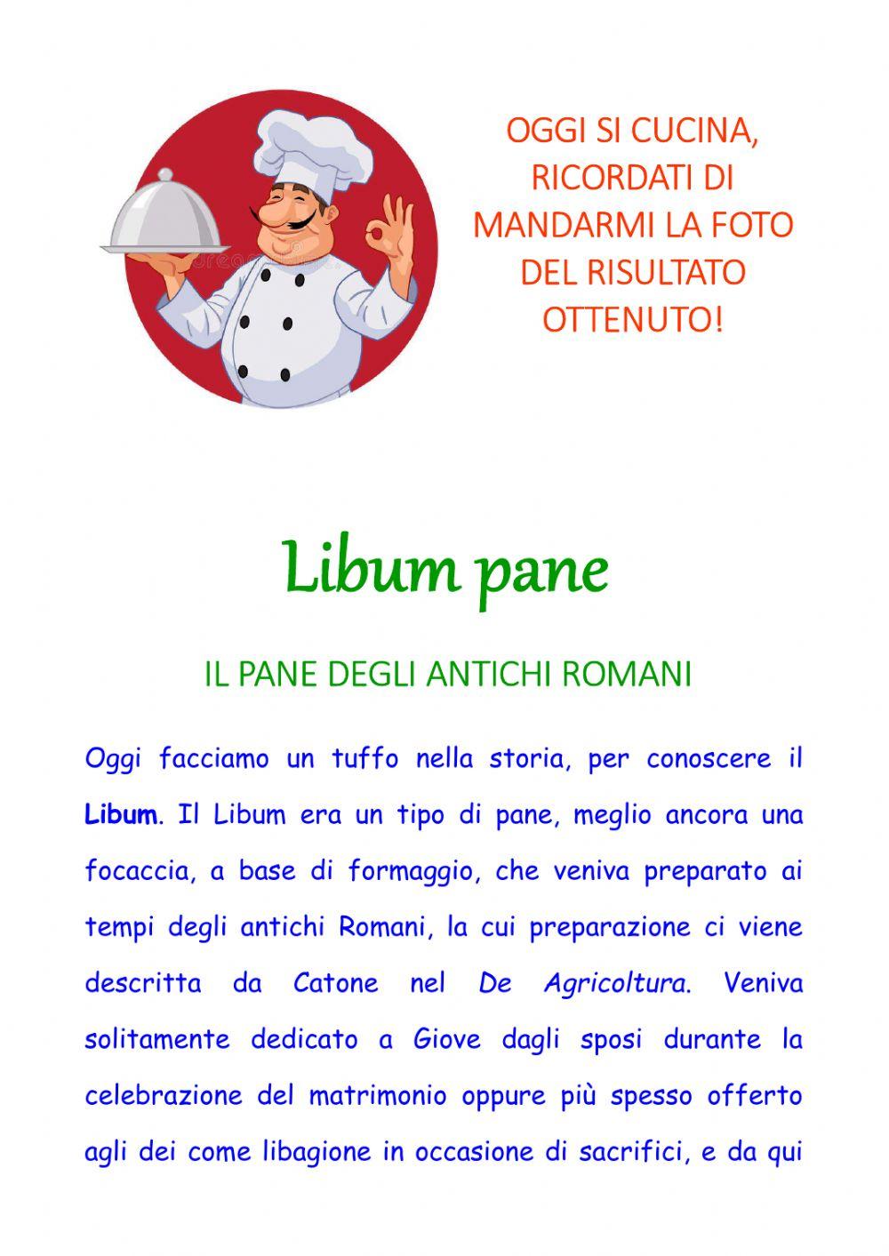 Libum pane worksheet Live Worksheets