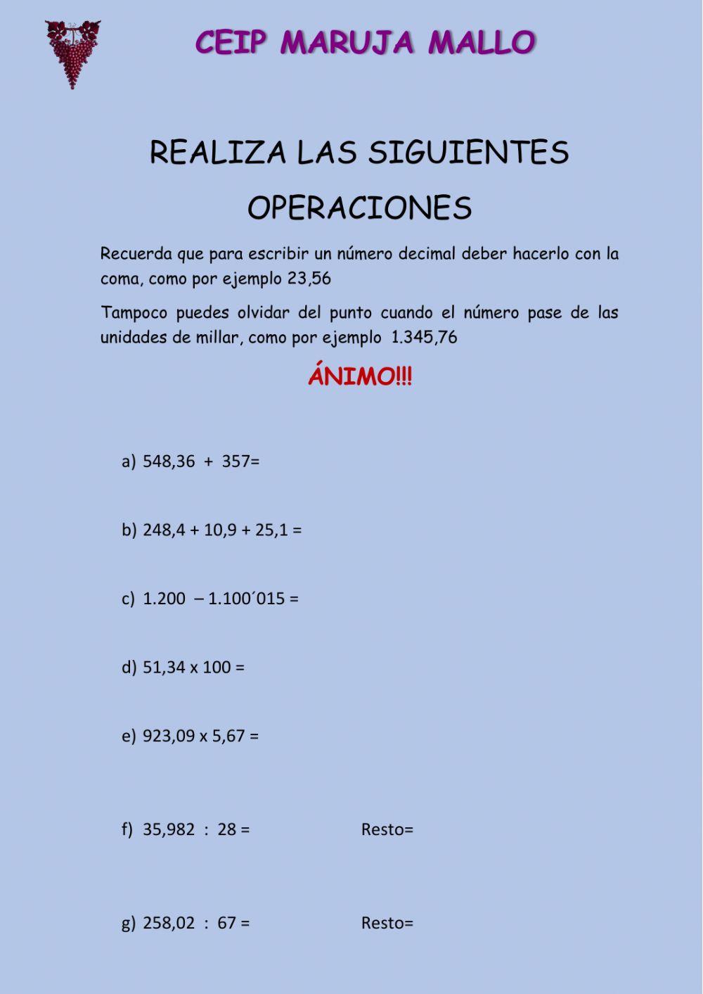 Operaciones 1