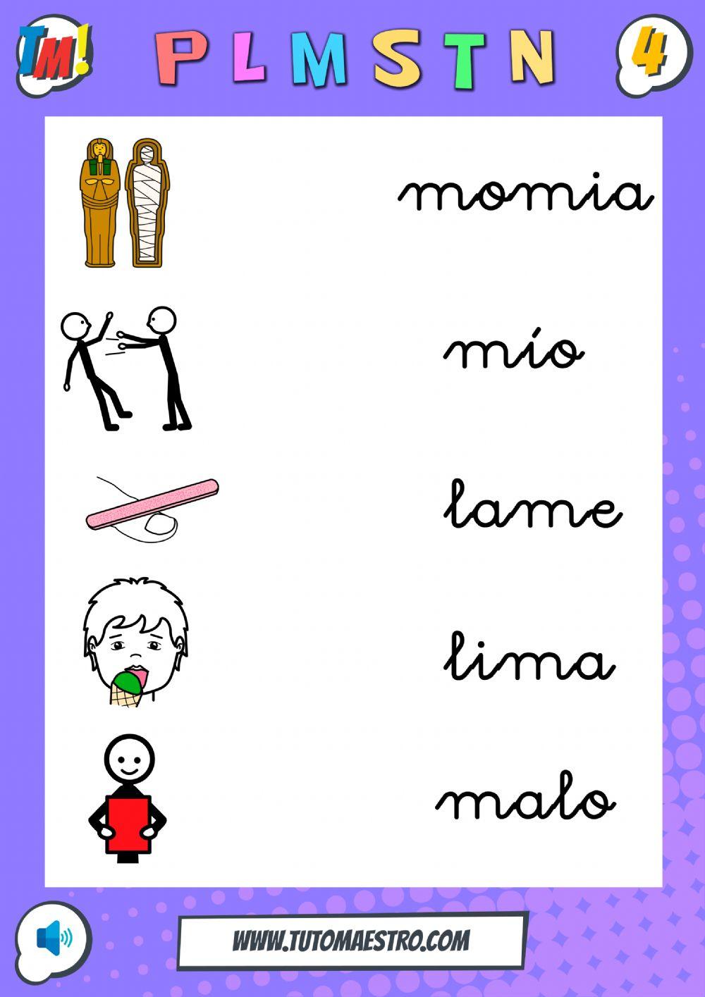 Lectoescritura PLMTSN 4 Flechas