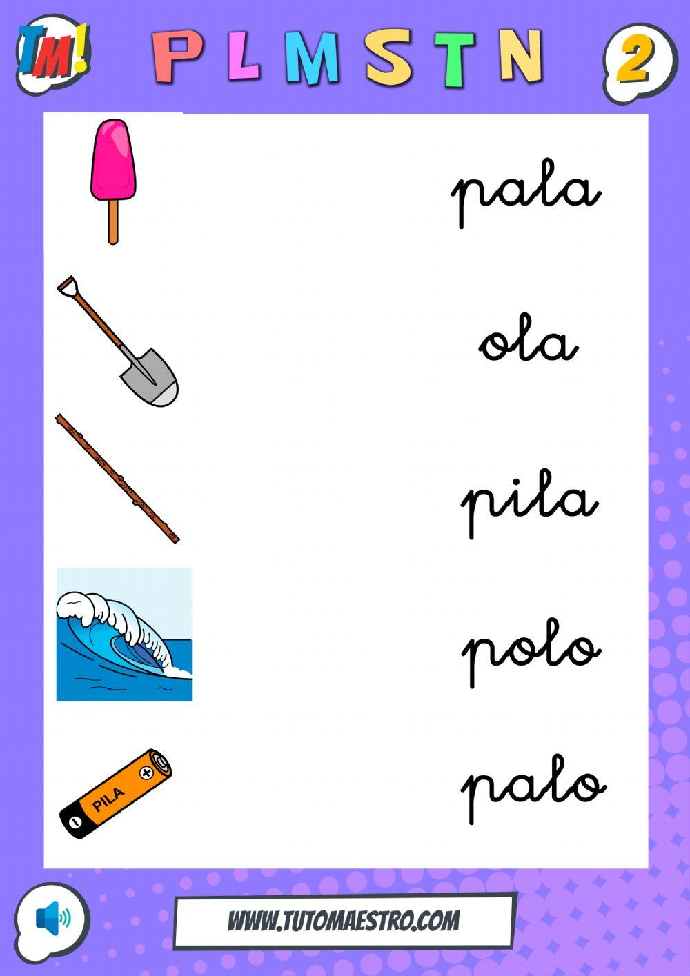 Lectoescritura PLMTSN 2 Flechas