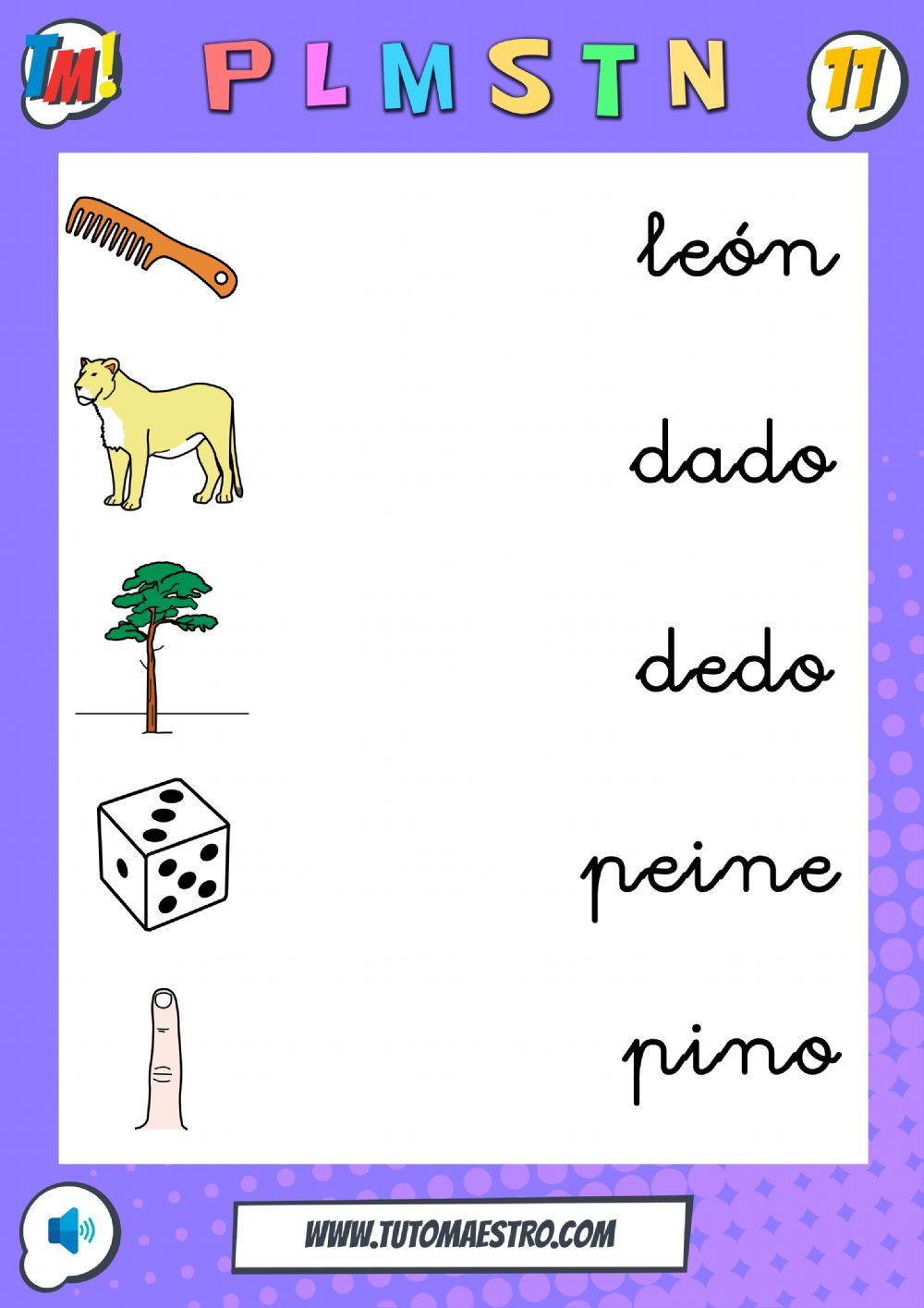 Lectoescritura PLMTSN 11 Flechas