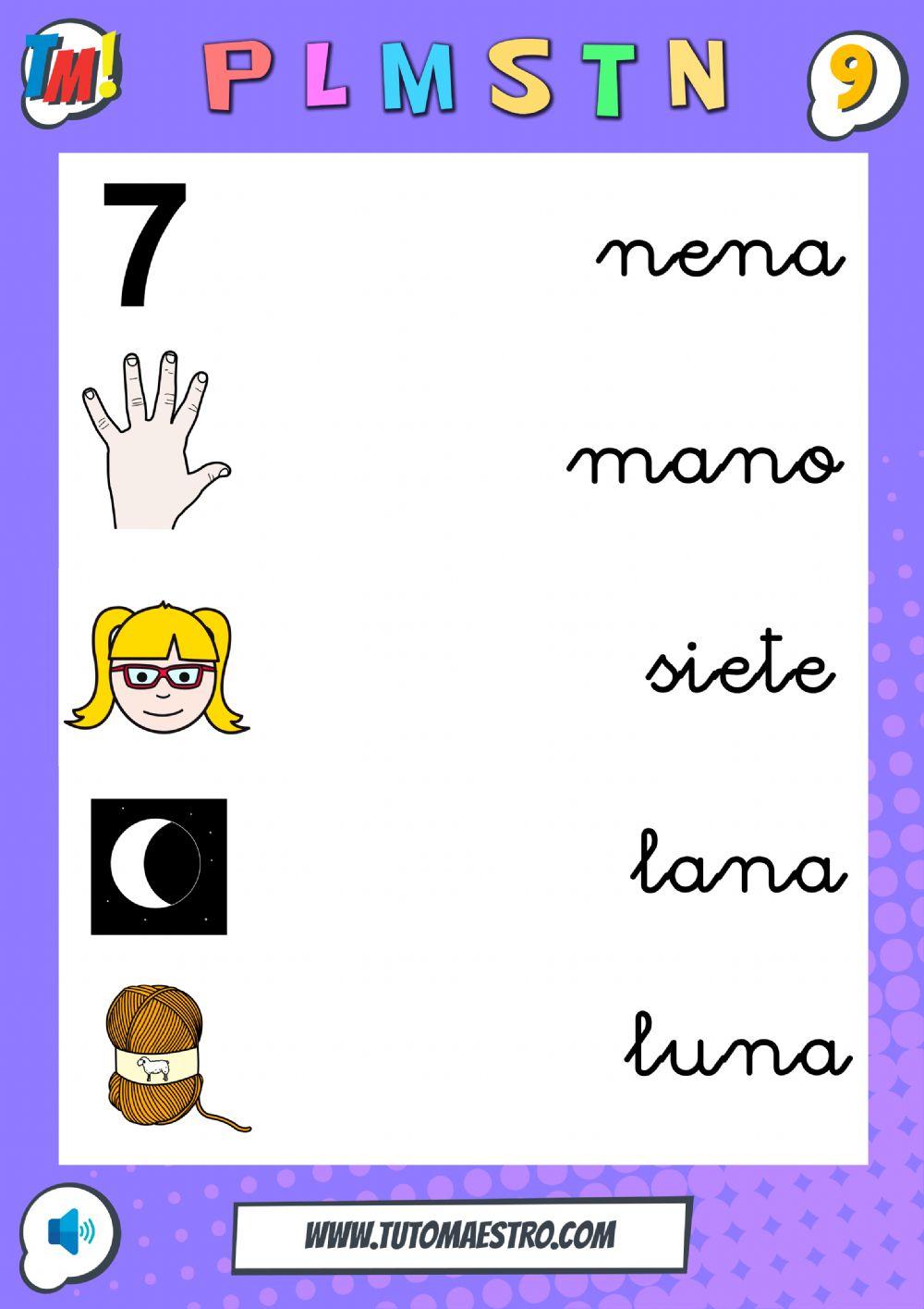 Lectoescritura PLMTSN 9 Flechas Lectoescritura PLMTSN 9 Flechas