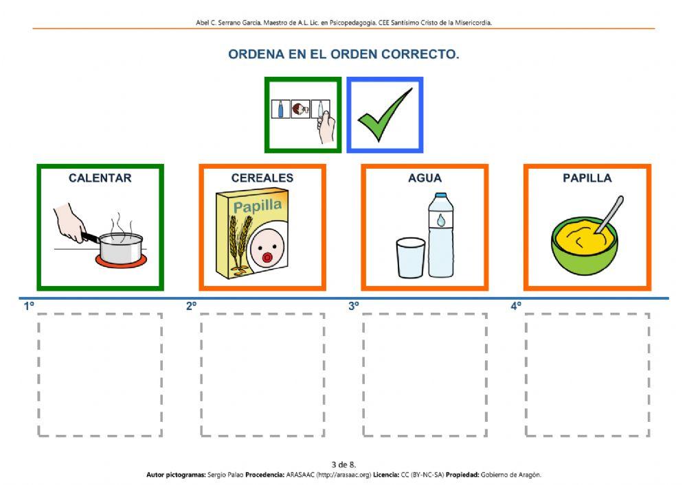 Secuencias temporales - 4 viñetas - CASA 2