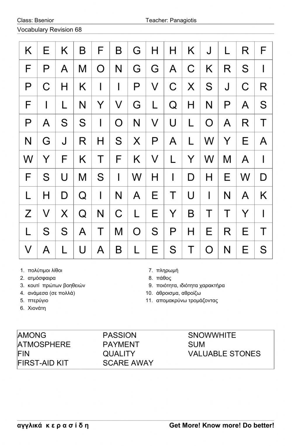 Bsenior Wordsearch68
