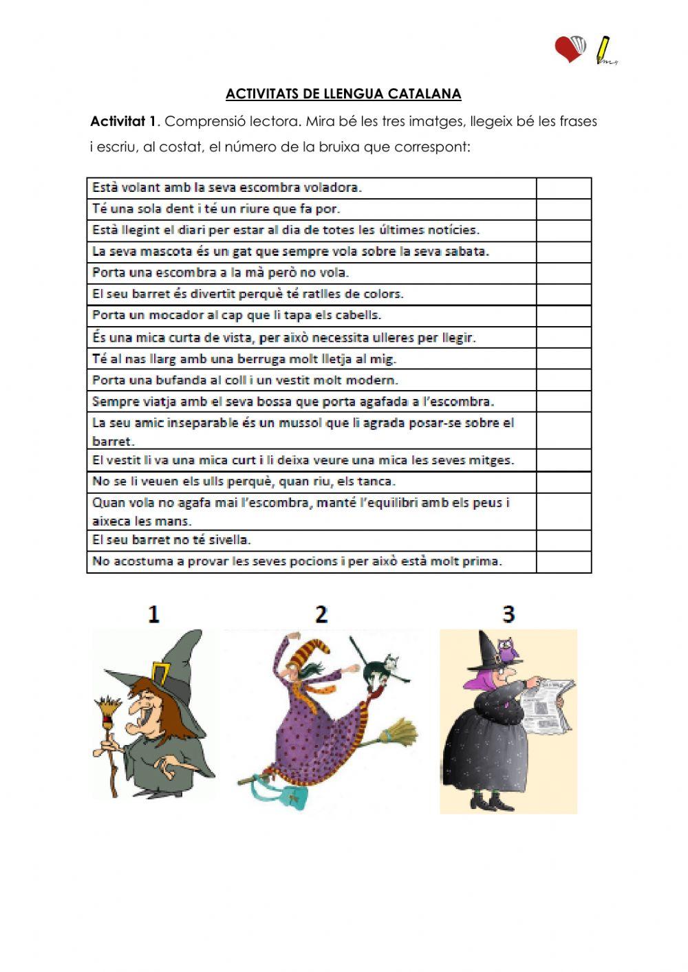 Fitxa de llengua catalana