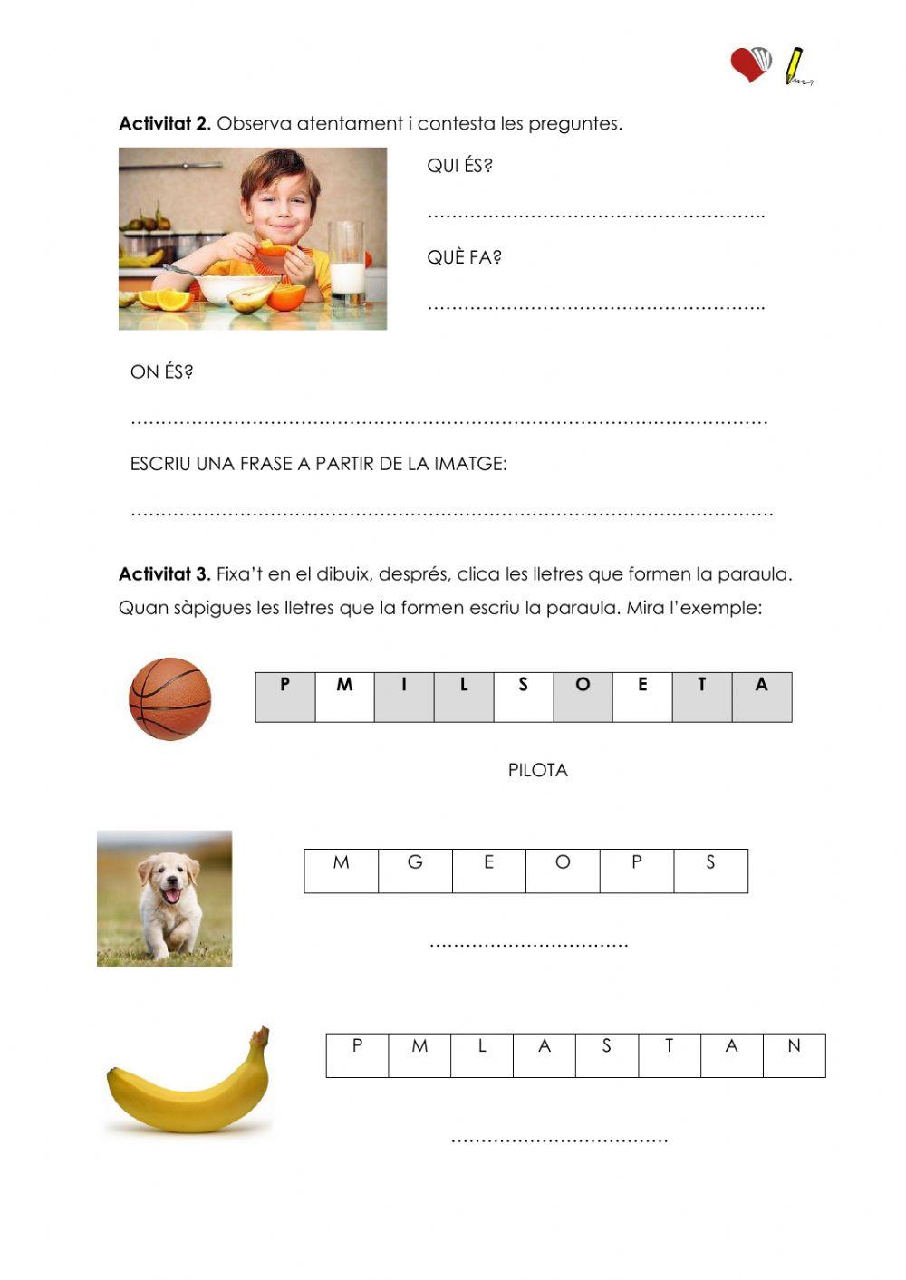 Fitxa de llengua catalana