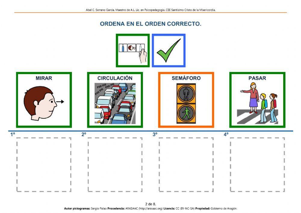 Secuencias temporales - 4 viñetas - COLEGIO 1