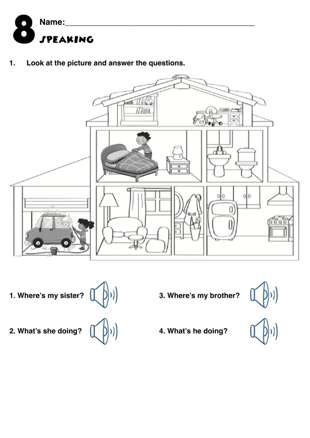 TU! 1.Speaking.Test UNIT 8