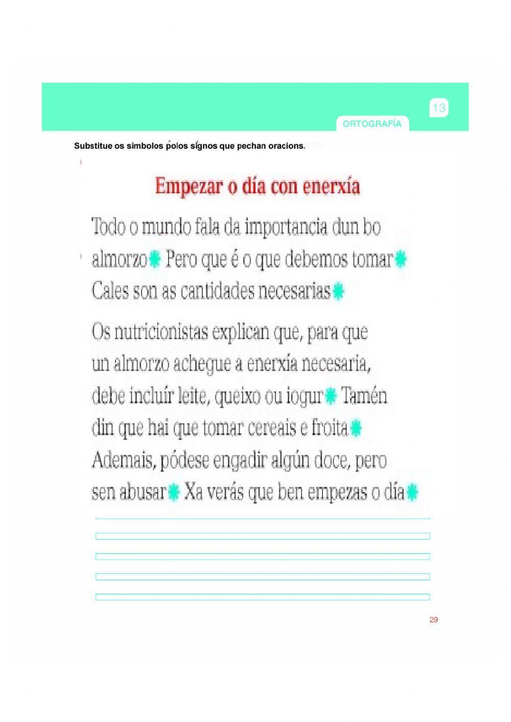 Adverbios, dous puntos, raia, siglas