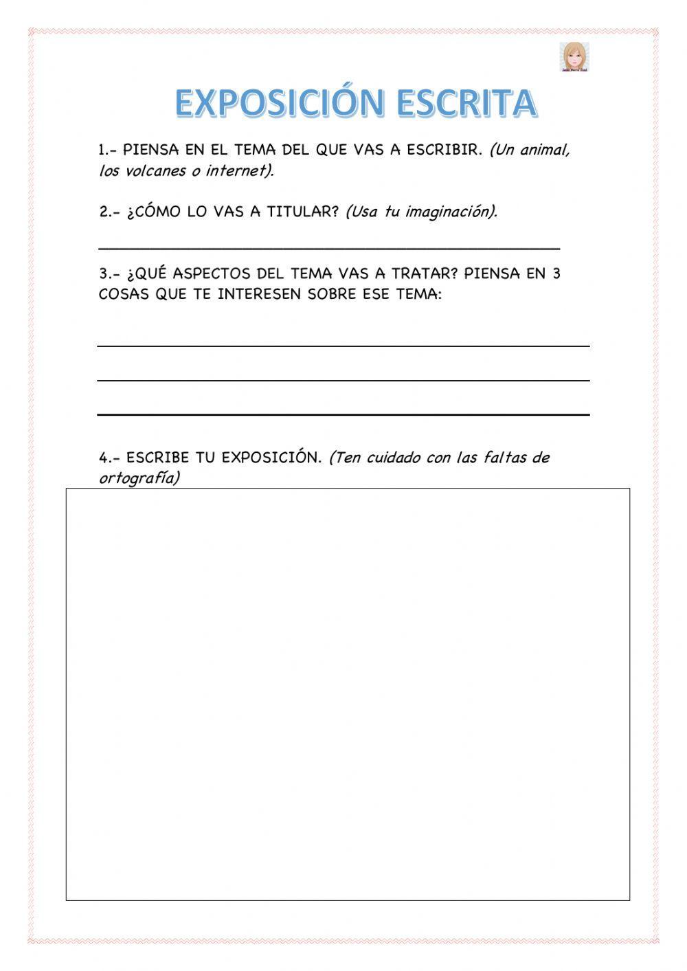 Exposición escrita