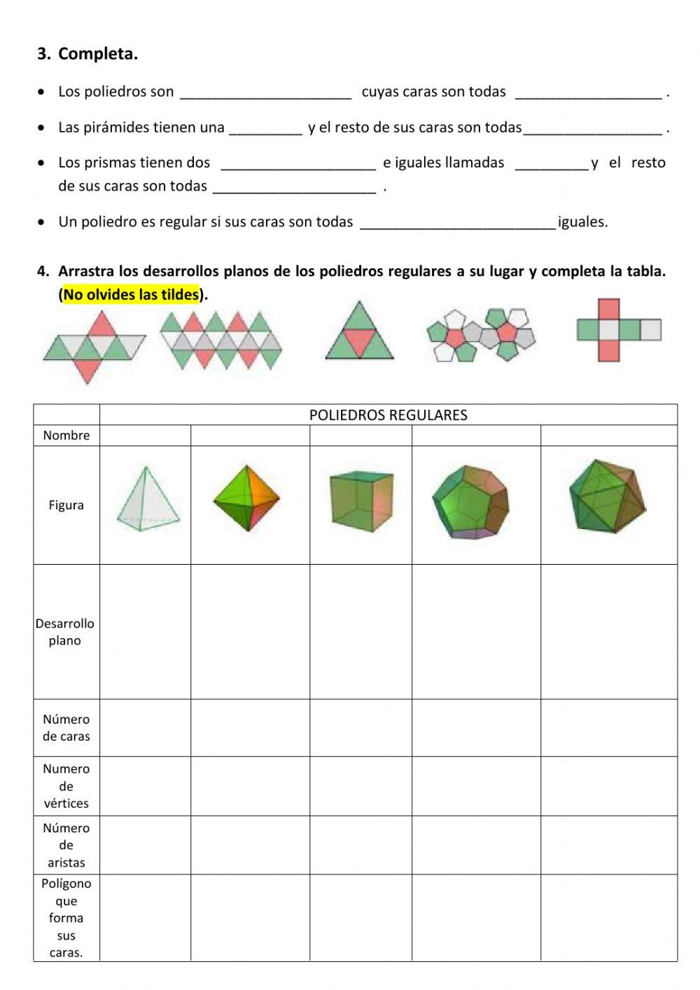 Cuerpos geométricos