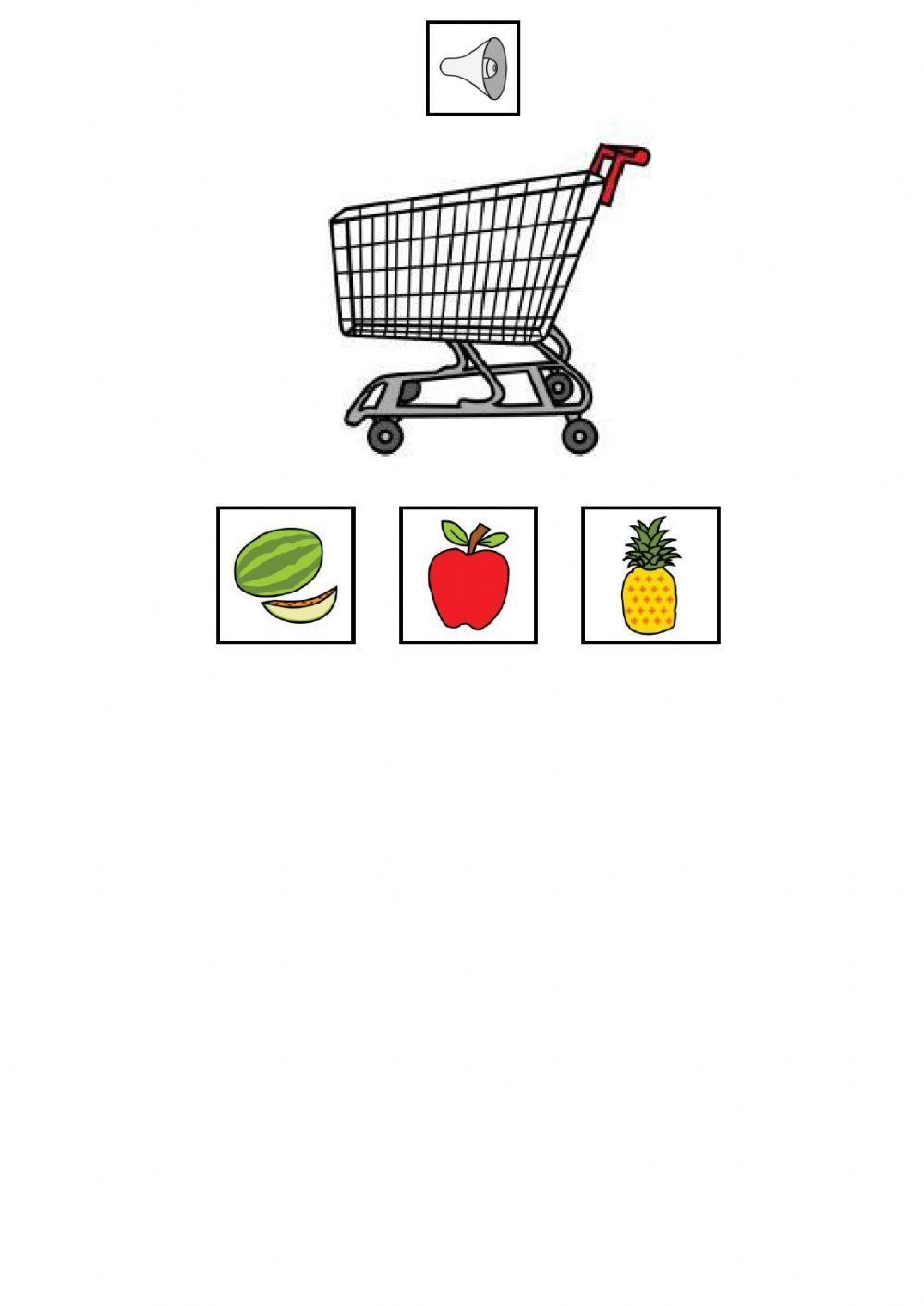 Frutas. la compra 1.