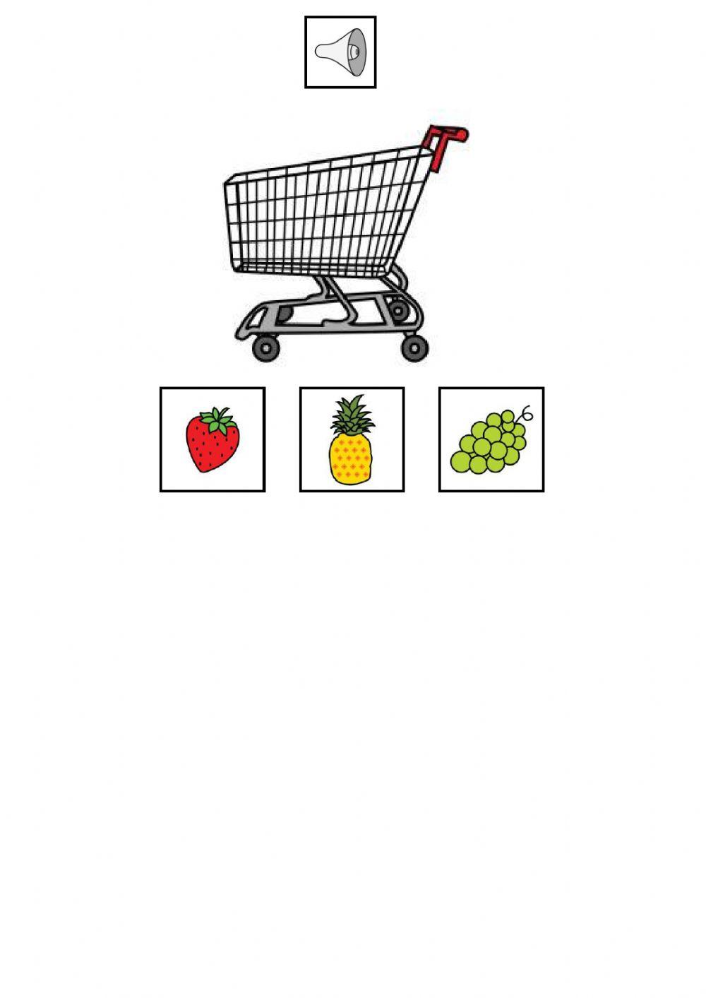 Frutas. la compra 1.