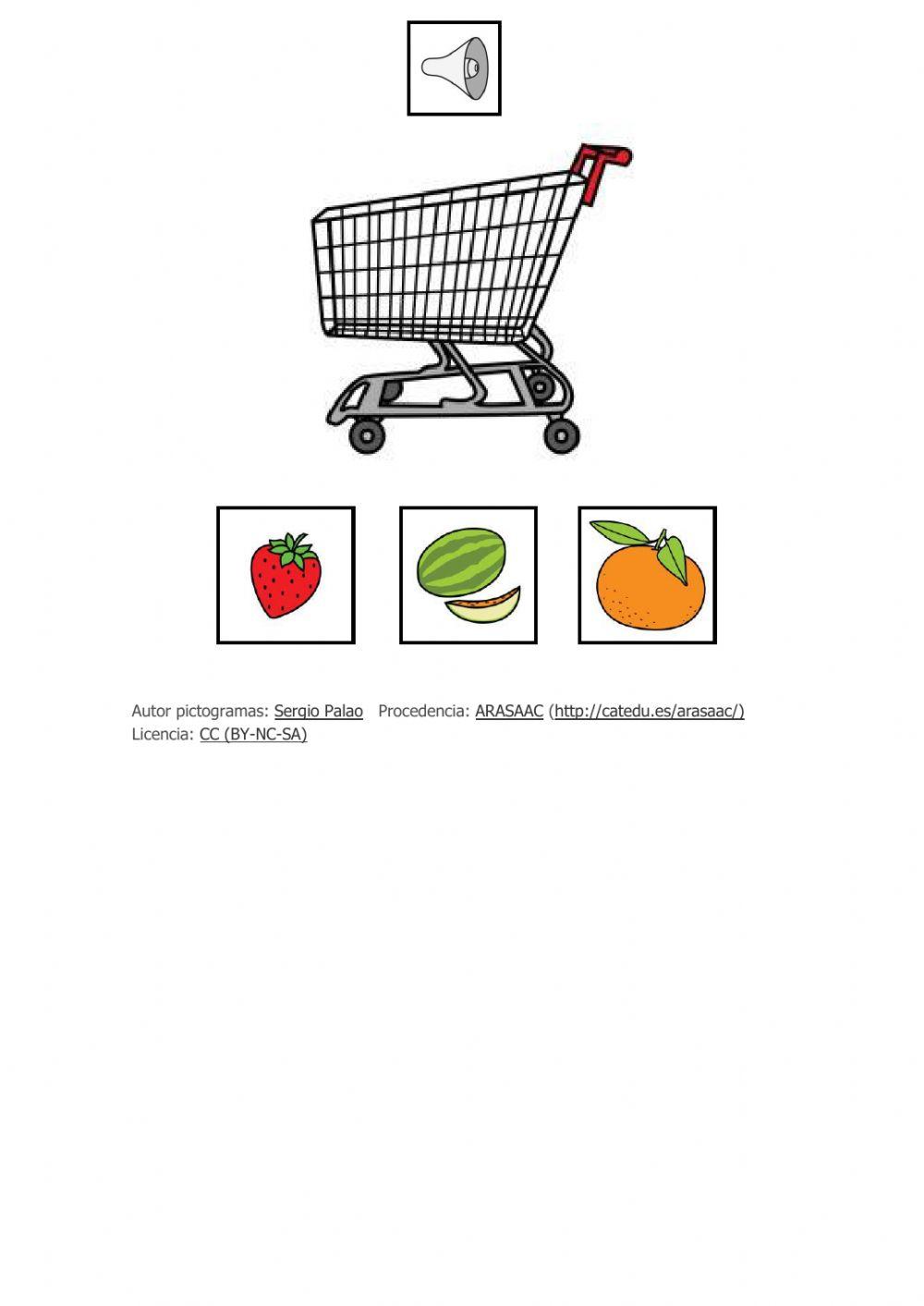 Las frutas. compra 2.