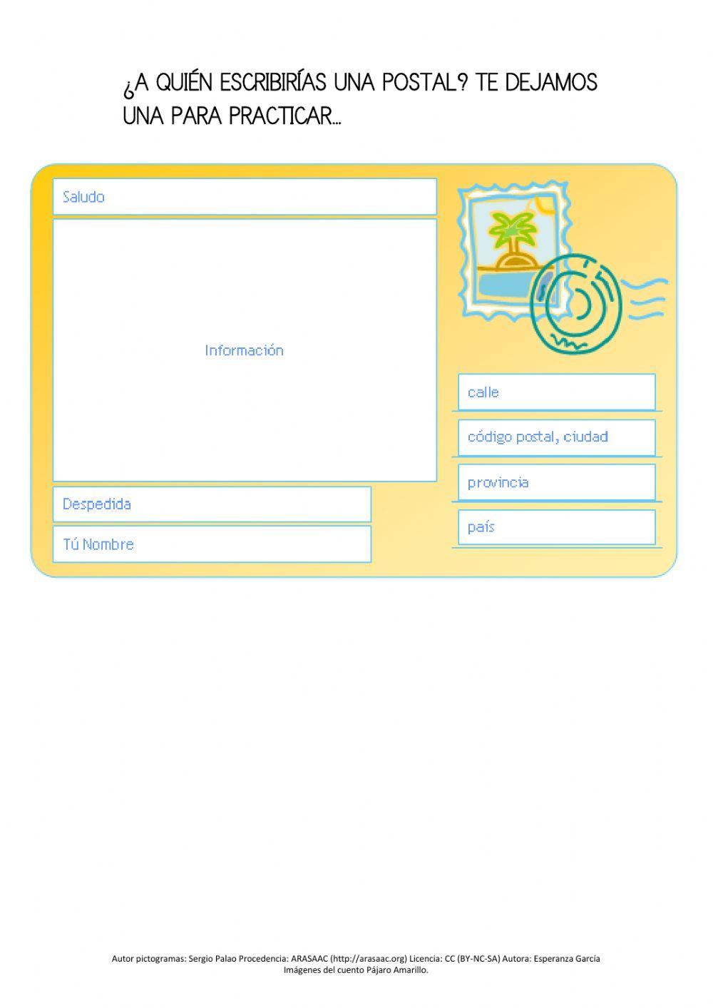 Comprensión lectora Pájaro Amarillo