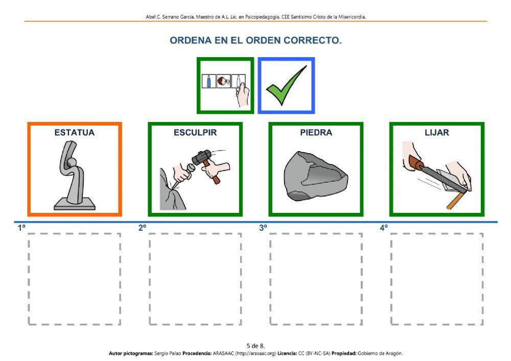 Secuencias temporales - 4 viñetas - OFICIOS 1