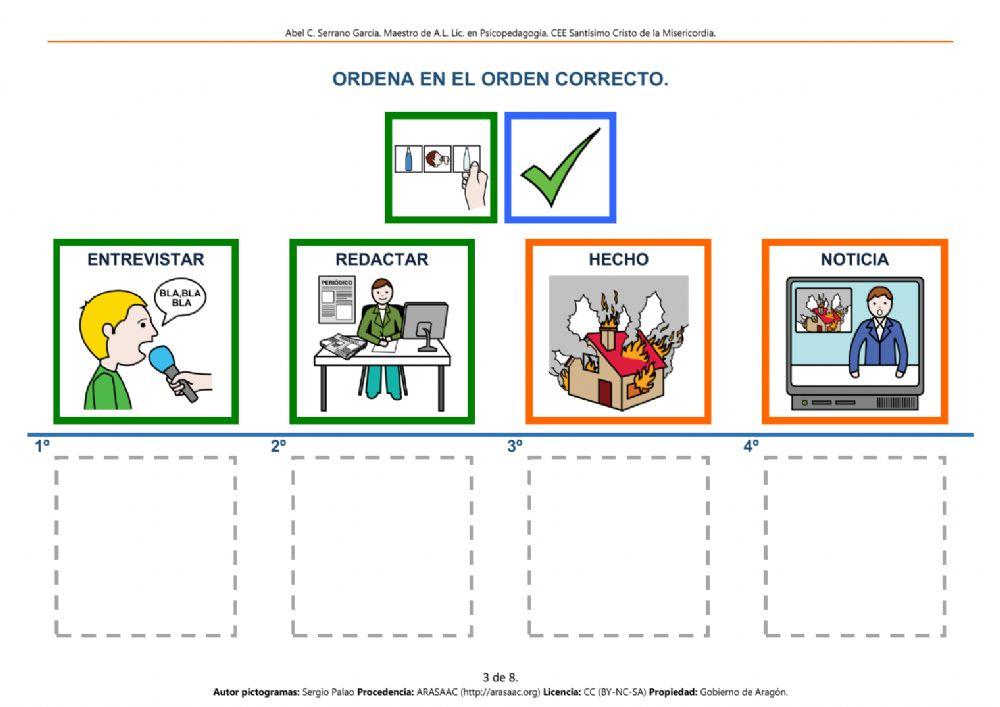 Secuencias temporales - 4 viñetas - OFICIOS 2