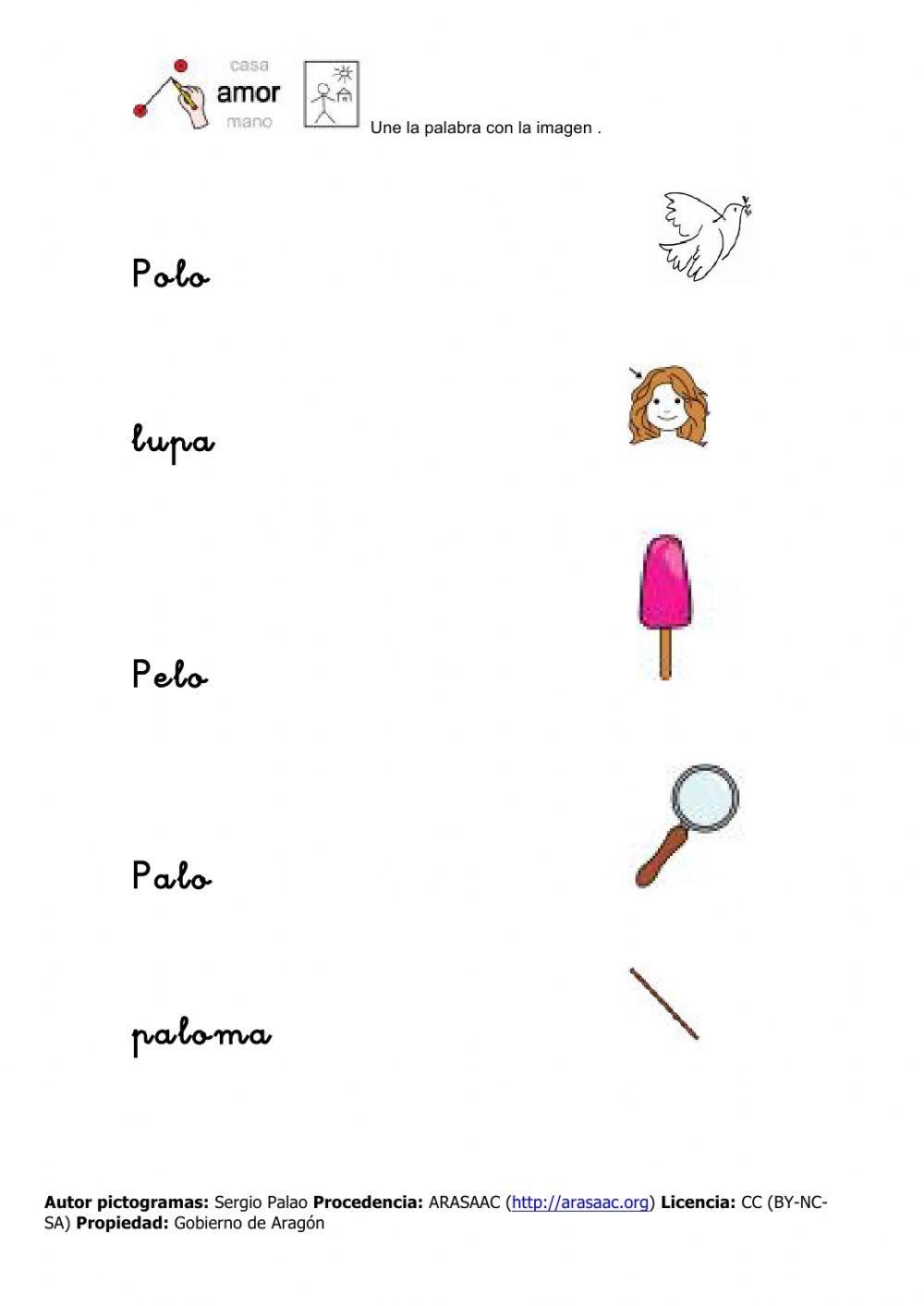 Lectoescritura fonemas            p,l,m