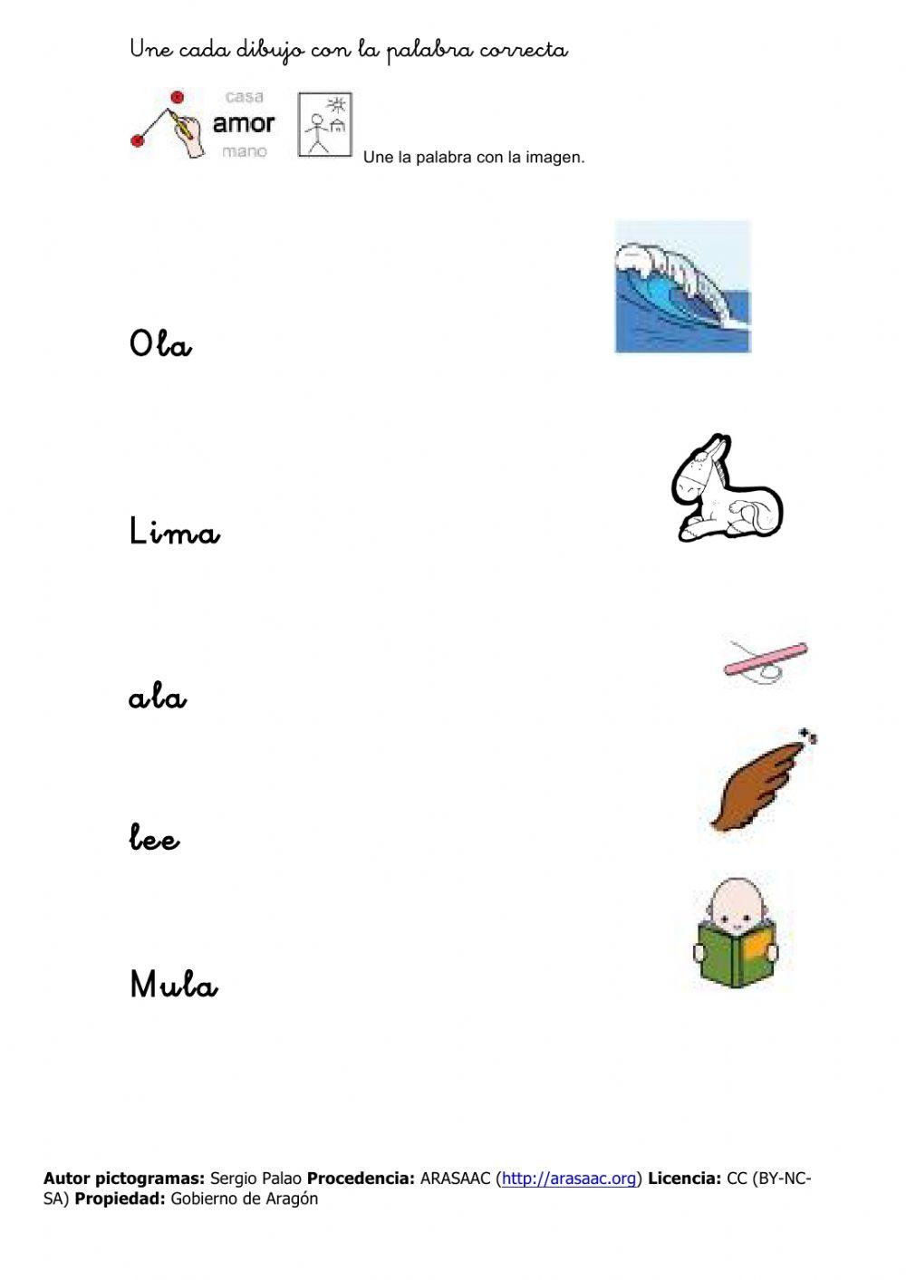 Lectoescritura fonems p,l,m