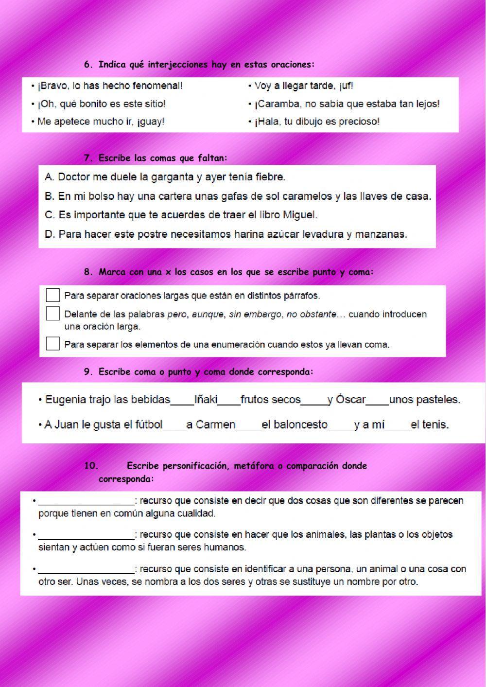 Ficha lengua tema 14