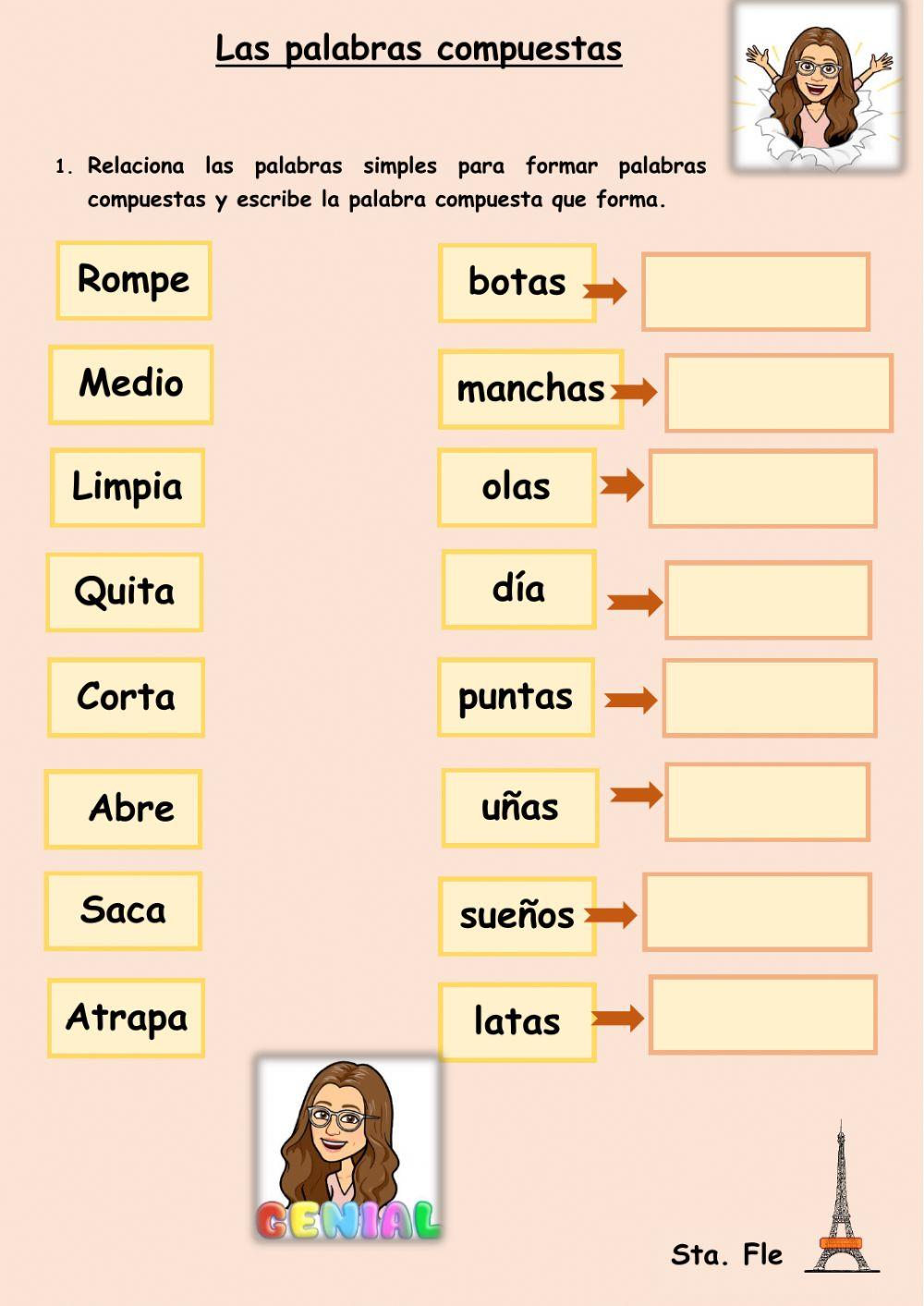 Las palabras compuestas Las palabras compuestas