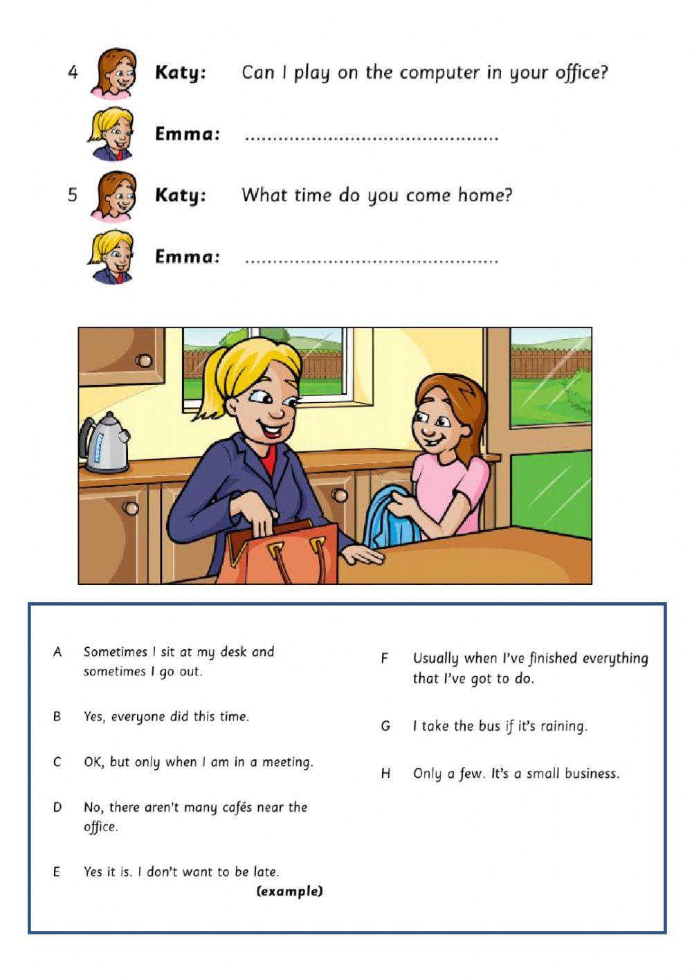 FLYERS reading and writing part 2