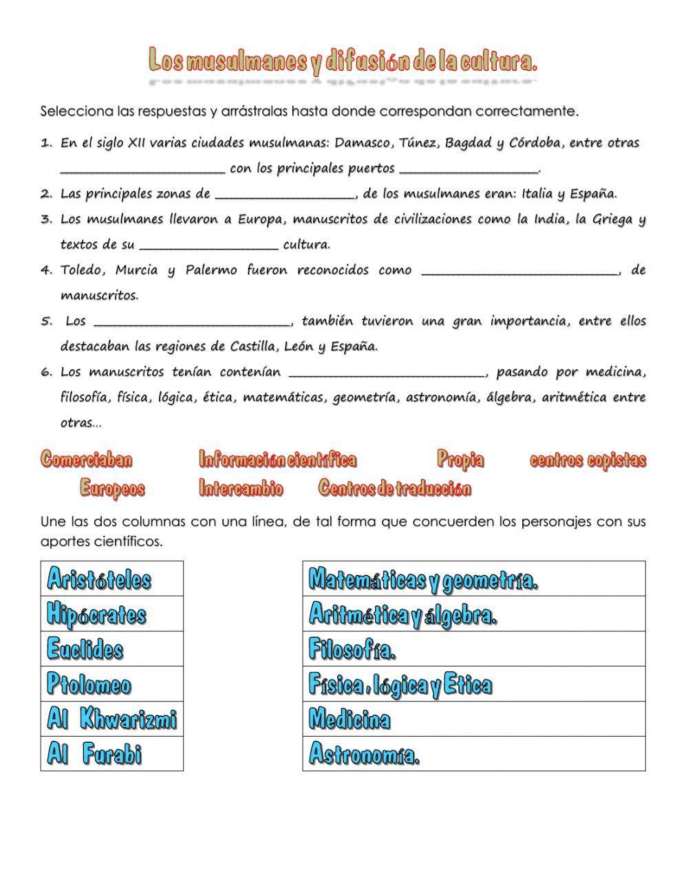 Musulmanes y difusión cultural