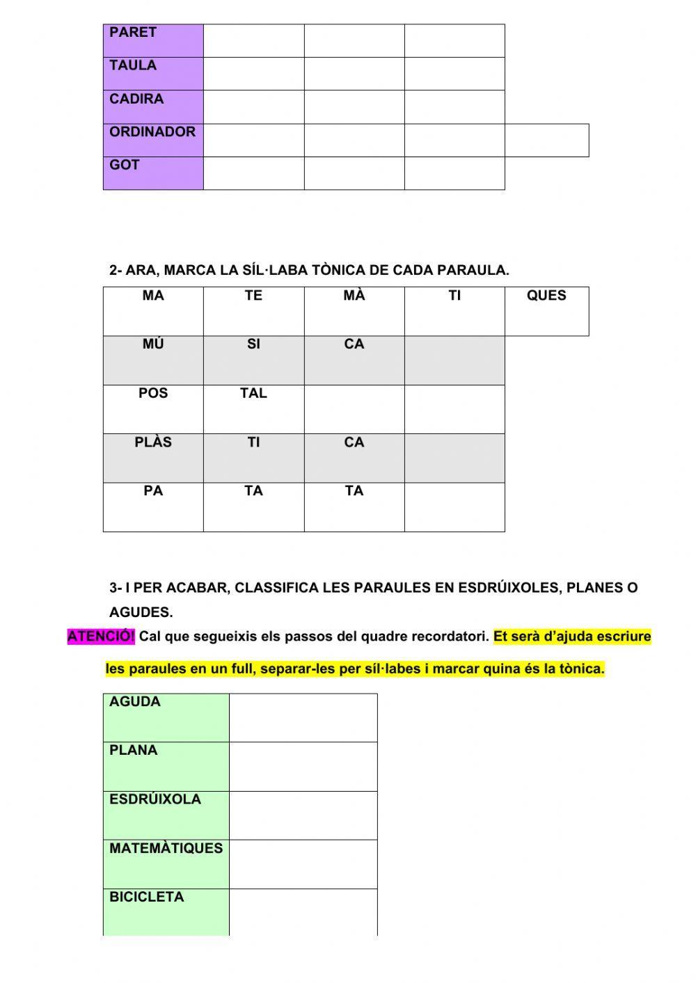 Separació síl·labes