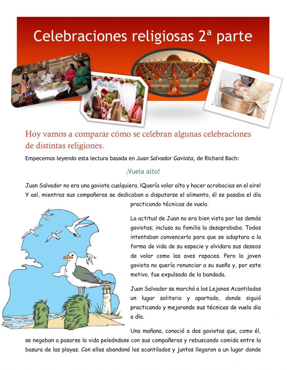 Las celebraciones religiosas 2