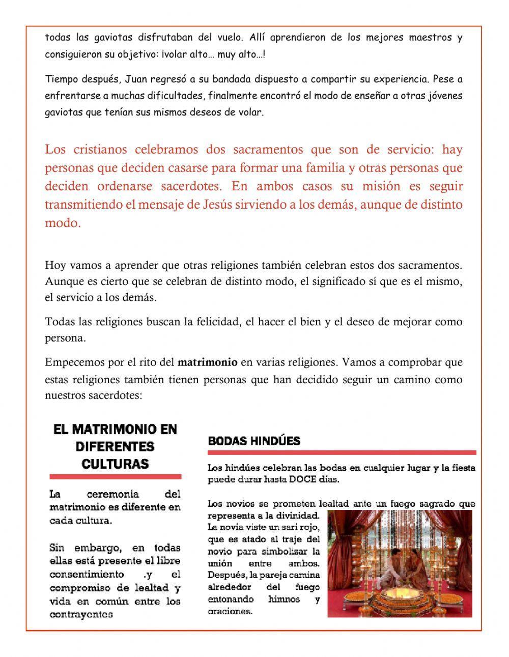 Las celebraciones religiosas 2