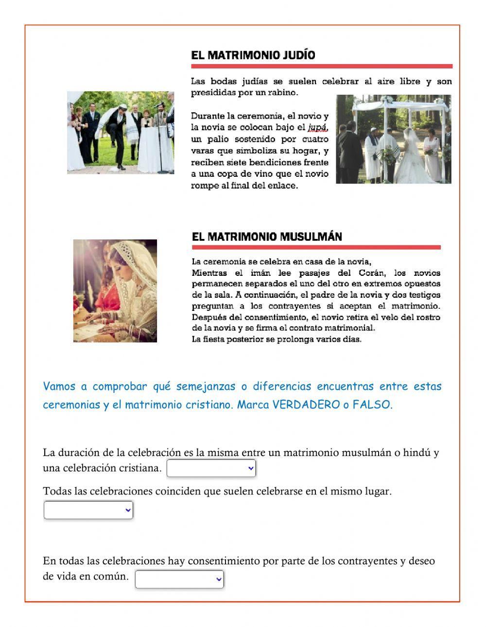 Las celebraciones religiosas 2