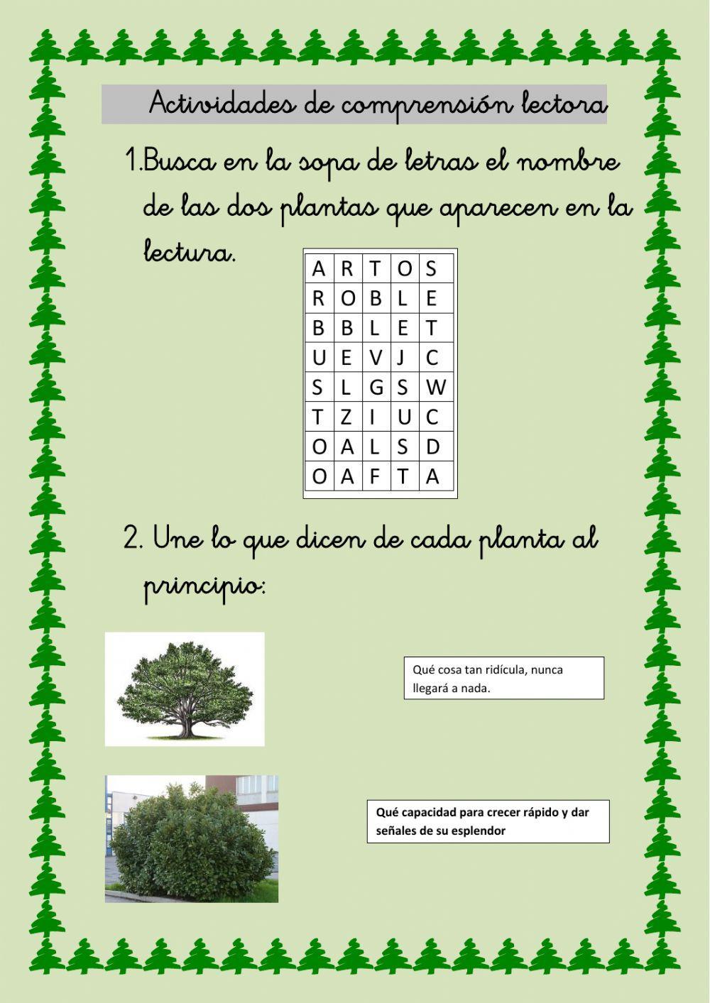 Fábula del roble y el arbusto