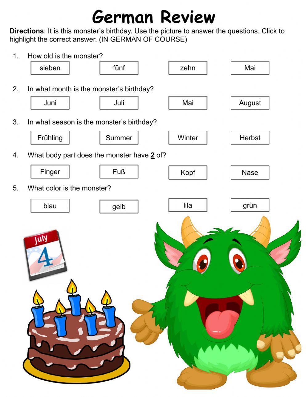 Monster's Birthday Review