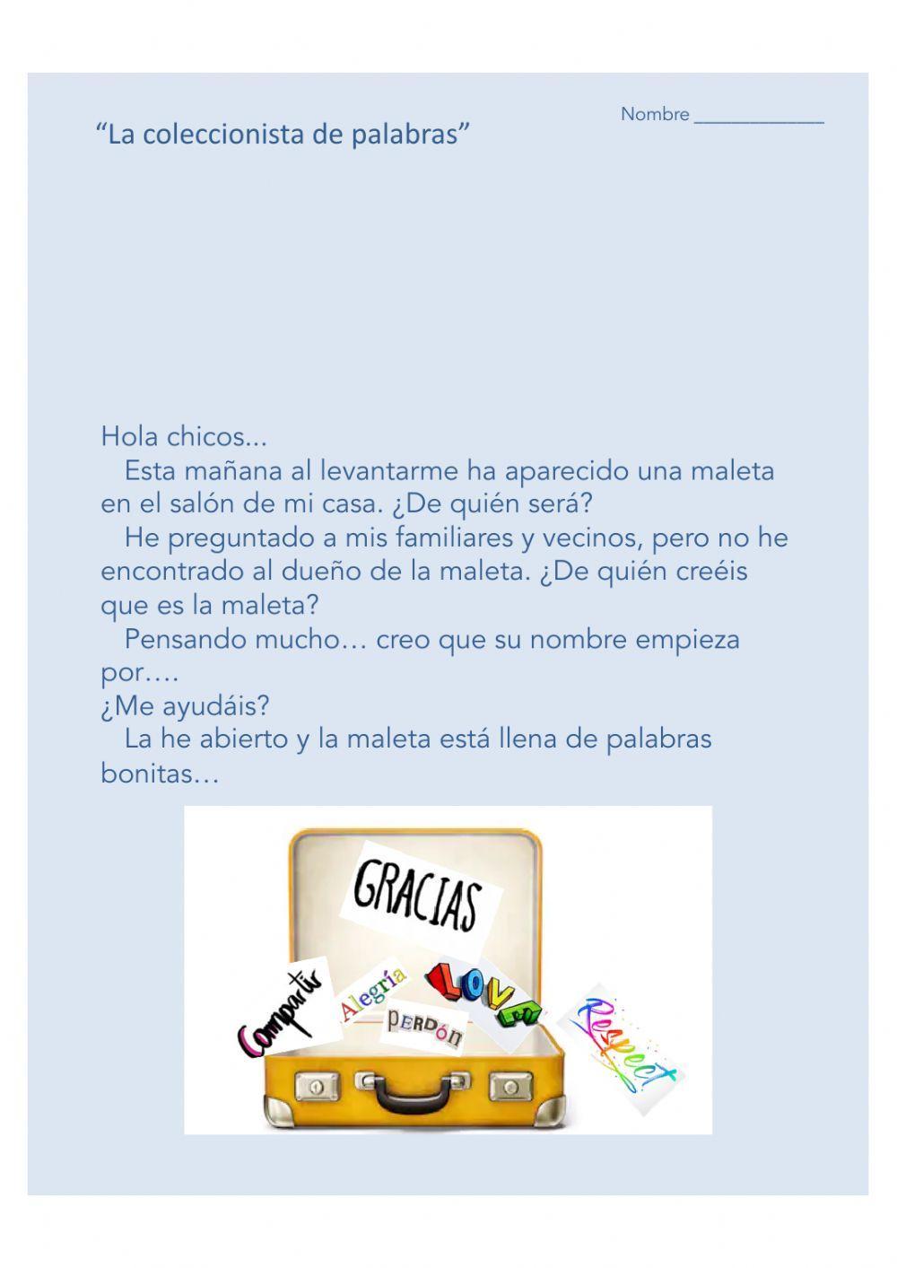 La coleccionista de palabras