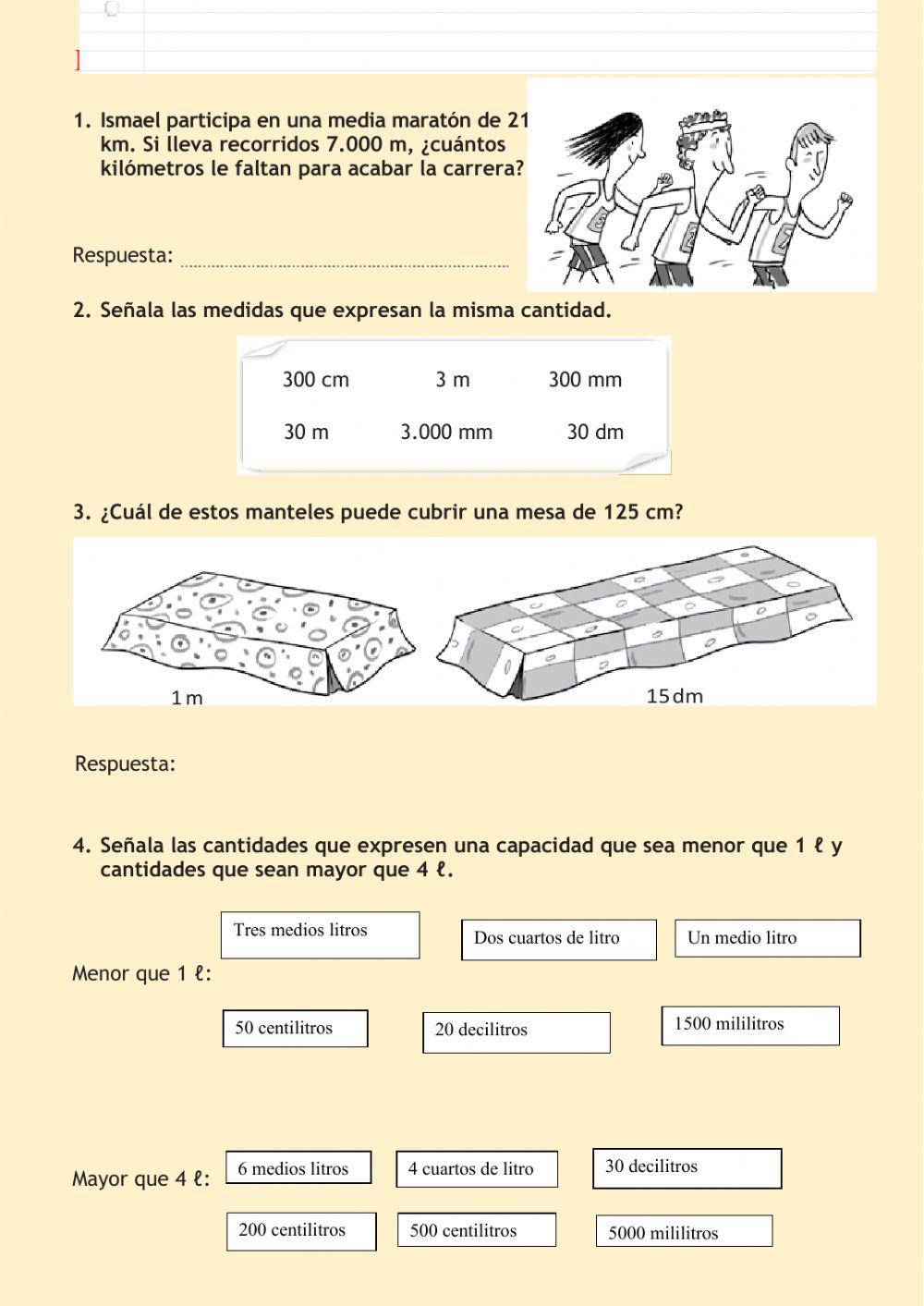 Repaso longitud y capacidad