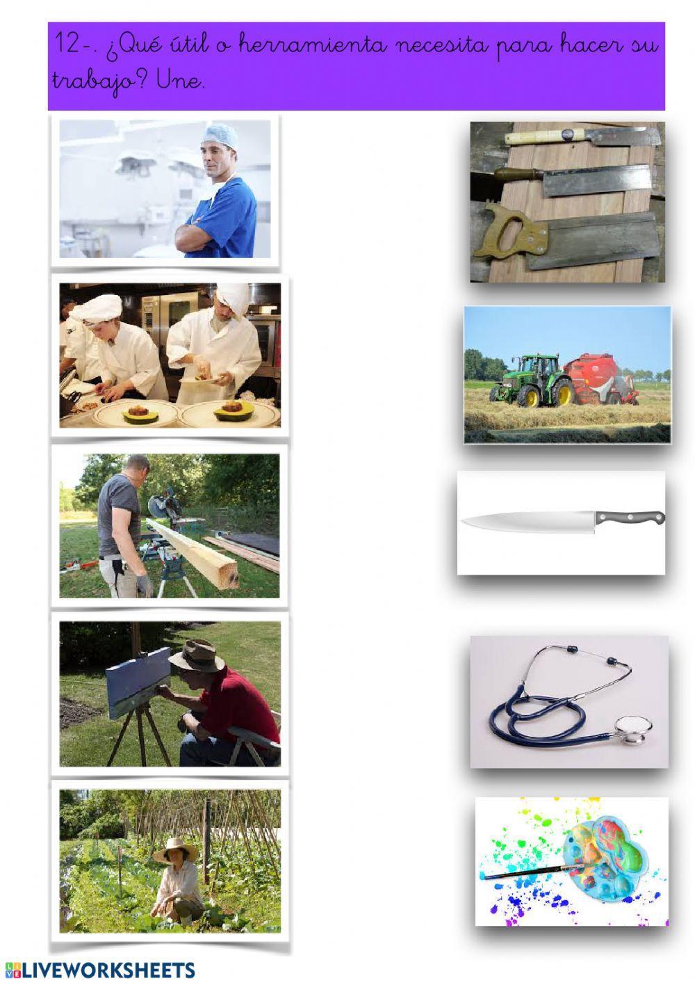 Trabajos y herramientas